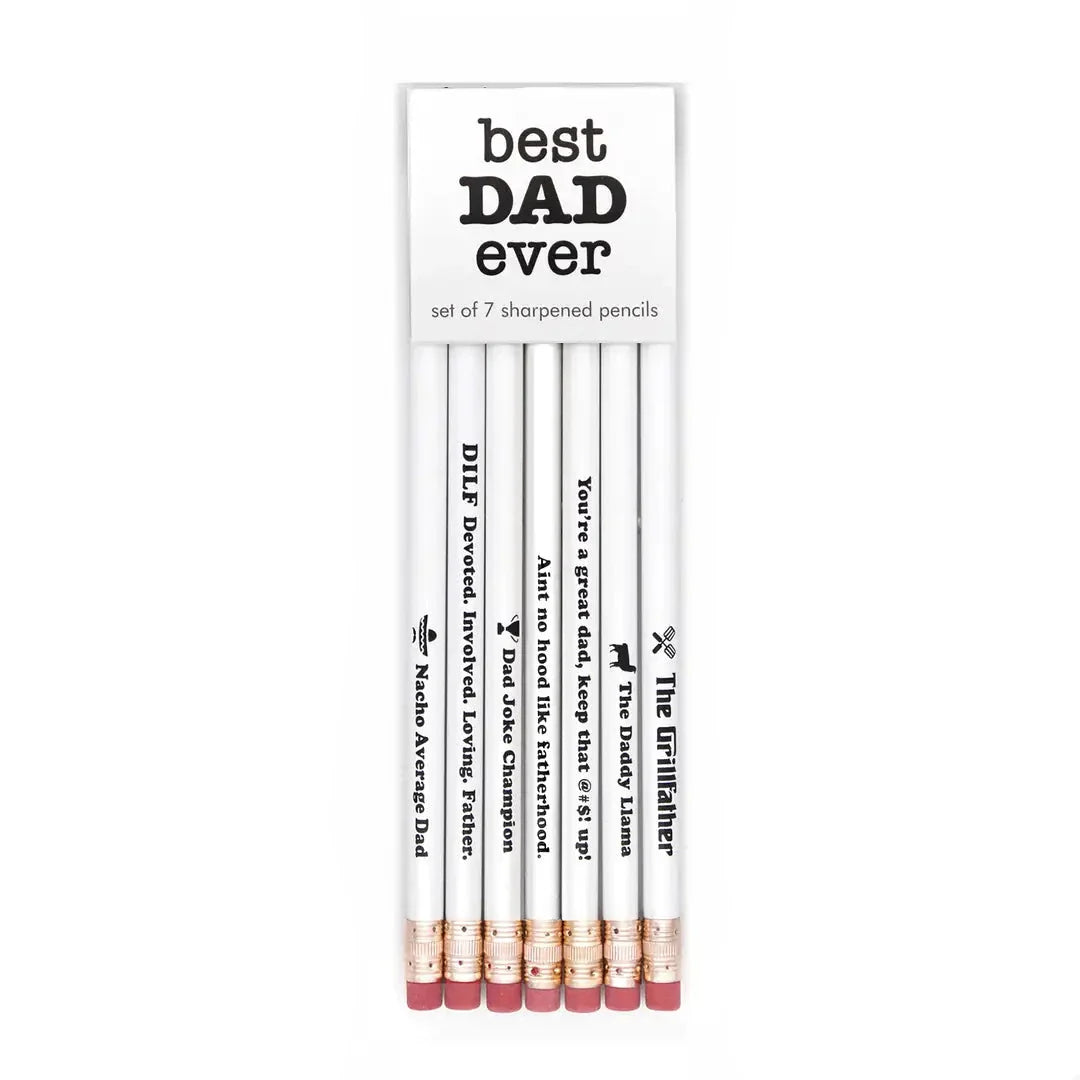 Quotable Pencil Set Best Dad Ever